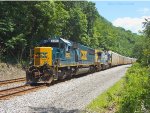 CSX 8593 and 7539 